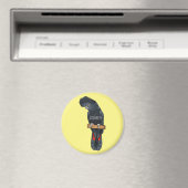 Rotschwanz-Cartoon Magnet (In Situ (Geschirrspüler))