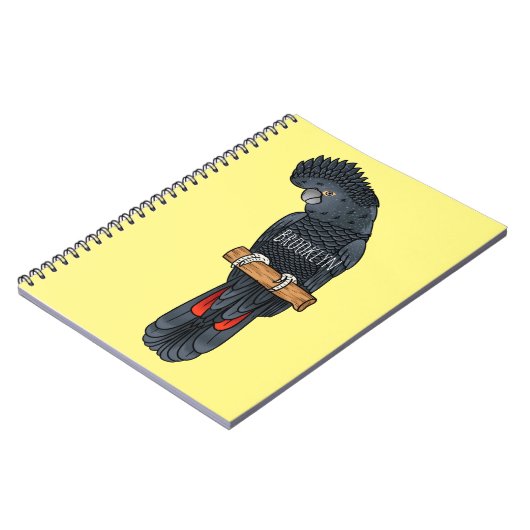 Rotschwanz-Cartoon Notizblock (Linke Seite)