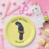 Rotschwanz-Cartoon Pappteller (Party)