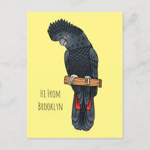 Rotschwanz-Cartoon Postkarte