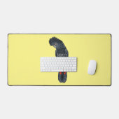 Rotschwanz-Cartoon Schreibtischunterlage (Tastatur & Maus)