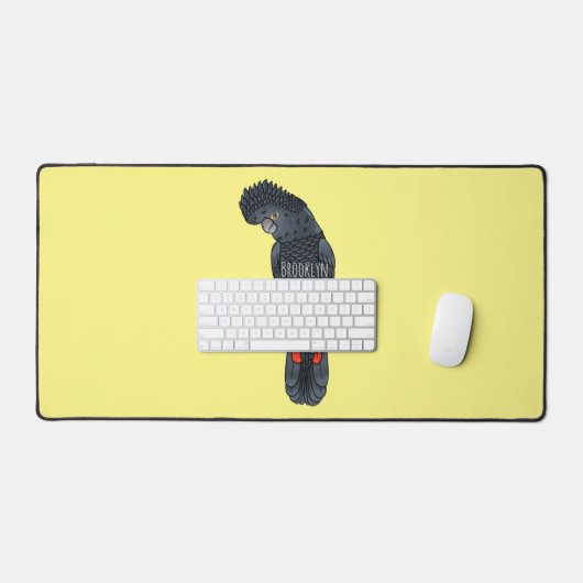 Rotschwanz-Cartoon Schreibtischunterlage (Tastatur & Maus)