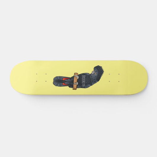 Rotschwanz-Cartoon Skateboard (Horizontal)