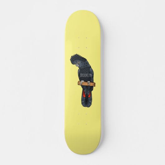 Rotschwanz-Cartoon Skateboard (Vorne)