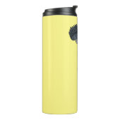 Rotschwanz-Cartoon Thermosbecher (Nach links gedreht)