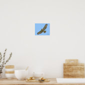 Rotschwanz-Schwebeflug Poster (Küche)