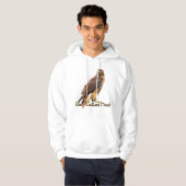 Rotschwanzbussard Hoodie (Vorne ganz)