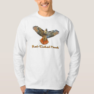 Rotschwanzbussard Langarm-Shirts T-Shirt