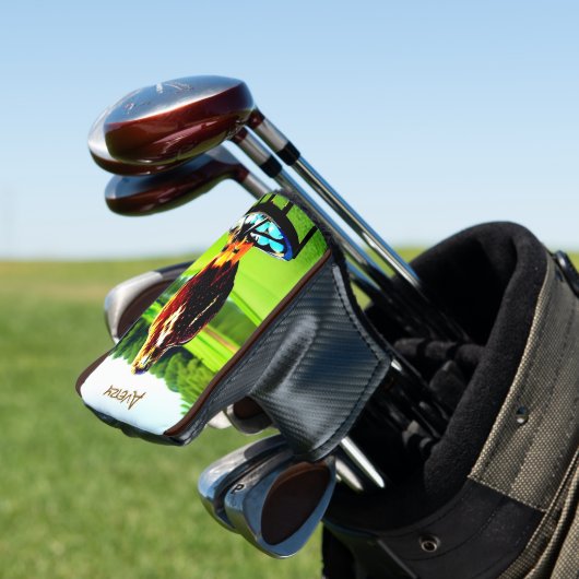 Rotschwanzbussard - mit Initialen oder Namen Golf Headcover (In Situ)