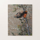 Rotschwanzbussard Puzzle (Vertikal)