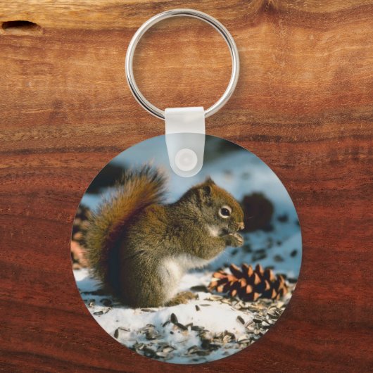 Rotschwanzeich Schlüsselanhänger (Vorderseite)