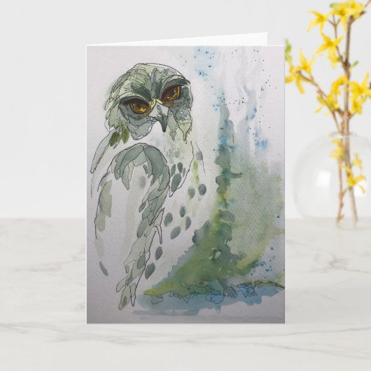 Rotschwanzfalken - Blank in Begrüßung Karte (Gelbe Blume)