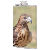 Rotschwanzfalken im Hudson-Tal Flachmann (Links)