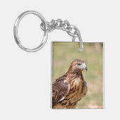 Rotschwanzfalken im Hudson-Tal Schlüsselanhänger (Vorderseite links)