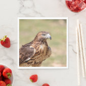 Rotschwanzfalken im Hudson-Tal Serviette (Beispiel)