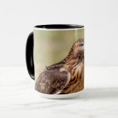 Rotschwanzfalken im Hudson-Tal Tasse (Vorderseite Links)