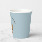 Rotschwanzfalken in der Geburtstagspartei Pappbecher (Links)