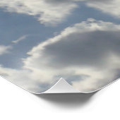 Rotschwanzfalken in voller Flügelspane Poster (Ecke)