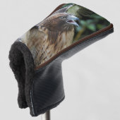 Rotschwanzfalken-Raptor-Foto Golf Headcover (3/4 Vorderseite)