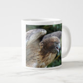 Rotschwanzfalken-Raptor-Foto Jumbo-Tasse (Vorderseite Rechts)