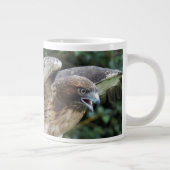 Rotschwanzfalken-Raptor-Foto Jumbo-Tasse (Rechts)