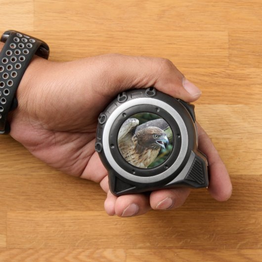 Rotschwanzfalken-Raptor-Foto Maßband (Zuhause)