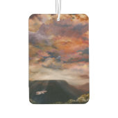 Rotschwanzfalken über dem Mesas Air Freshener Autolufterfrischer (Rückseite)