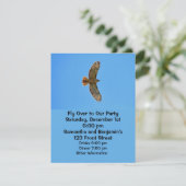 Rotschwanzflieger Einladung (Stehend Vorderseite)