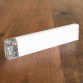 Rotschwanzhahn Namensplakette (Seite)