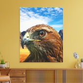 Rotschwanzhawk Leinwanddruck (Insitu (Wohnzimmer))