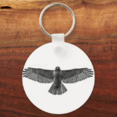 Rotschwanzhawk Schlüsselanhänger (Vorderseite)