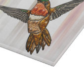 Rotschwanzkolibri Schneidebrett (Ecke)