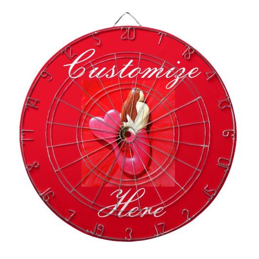 RotschwanzMeerjungfrau Dartscheibe (vorne)