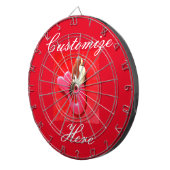 RotschwanzMeerjungfrau Dartscheibe (Vorderseite rechts)