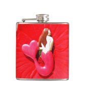 RotschwanzMeerjungfrau Flachmann (Vorderseite)