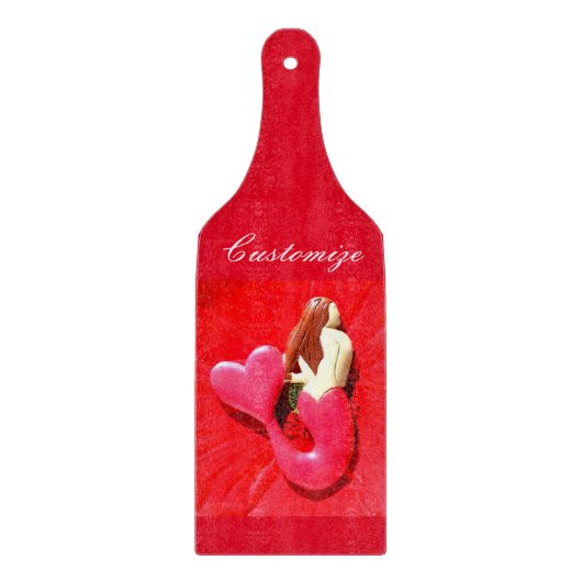 RotschwanzMeerjungfrau Schneidebrett (Vorderseite)