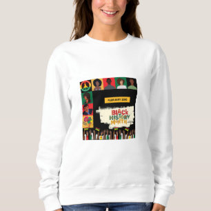 Rotschwarzer Geschichtsmonat, der das Erbe ehrt Sweatshirt