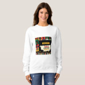 Rotschwarzer Geschichtsmonat, der das Erbe ehrt Sweatshirt (Vorne ganz)