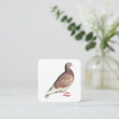 Rotschweine Quadratische Visitenkarte (Stehend Vorderseite)