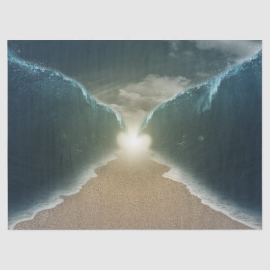 Rotseepapier Seidenpapier (Vorderseite)