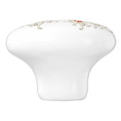 Rotseesterne-Keramik Keramikknauf (Seitenansicht)