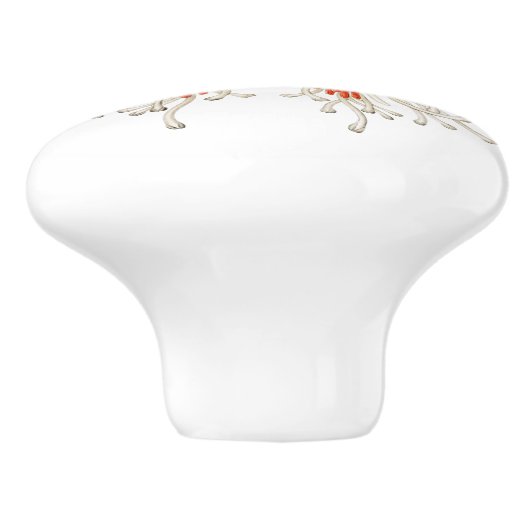 Rotseesterne-Keramik Keramikknauf (Seitenansicht)