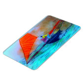 Rotsegler-Foto-Magnet Magnet (Linke Seite)