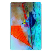 Rotsegler-Foto-Magnet Magnet (Vertikal)