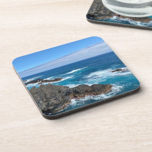 Rotsen in zee getränkeuntersetzer (Linke Seite)