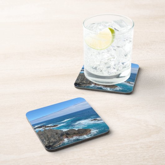 Rotsen in zee getränkeuntersetzer (Rechte Seite)