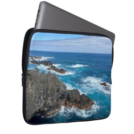 Rotsen in zee laptopschutzhülle (Vorne Rechts)