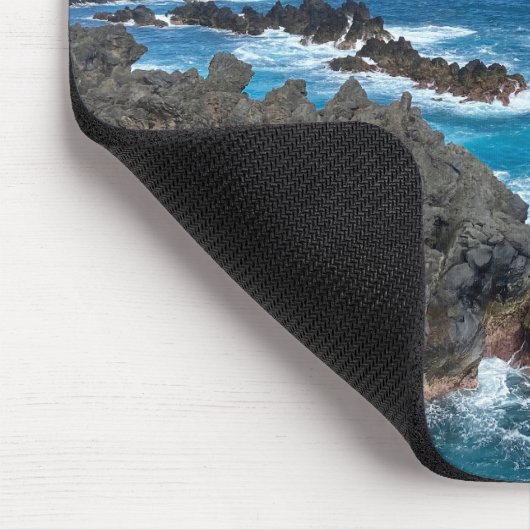 Rotsen in zee mousepad (Ecke)