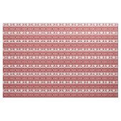 Rotskandinavisches Weihnachtsvolk Stoff (Yard (91,4 cm))