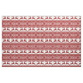 Rotskandinavisches Weihnachtsvolk Stoff (Fat Quarter (45,7 x 55,9 cm))